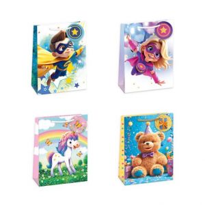 ARGUS Dárková papírová taška 23 x 32 cm mix 12 ks 07550024