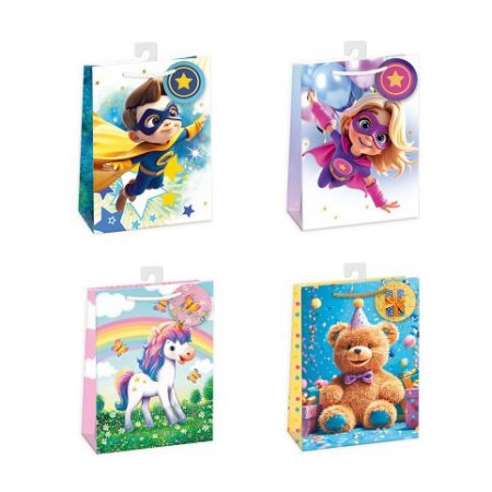 ARGUS Dárková papírová taška 23 x 32 cm mix 12 ks 07550024h