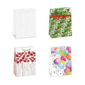ARGUS Dárková papírová taška 23 x 32 cm mix 12 ks 07550025