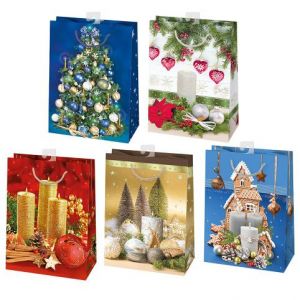 ARGUS Dárková papírová taška (34.5 x 48 cm) mix 10 ks 08939101h