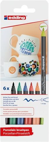 Popisovac EDDING 4200 na porcelán, sveží barvy, 6ks
