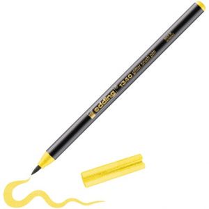 Štetcový popisovac EDDING 1340, trpytive žlutý