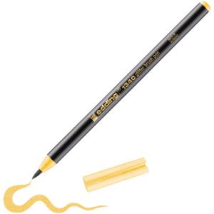 Štetcový popisovac EDDING 1340, trpytive okrove žlutý