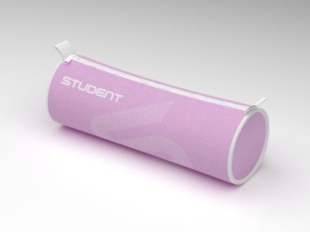 Penál ICO Student, pastelove ružový