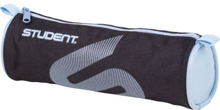 Penál ICO Student, cerný-pastelove modrý