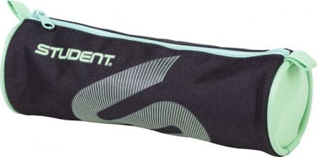 Penál ICO Student, cerný-pastelove zelený