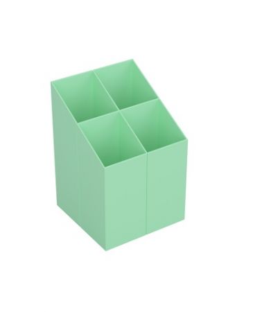 Stojánek na psací potreby ICO QUADRATE - pastelove zelený