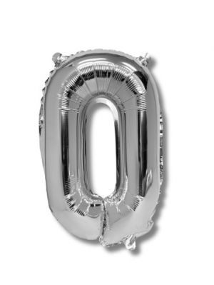 Balónek CONCORDE fóliový 40cm, c.0, stríbrná