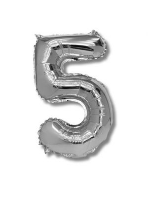 Balónek CONCORDE fóliový 40cm, c.5, stríbrná