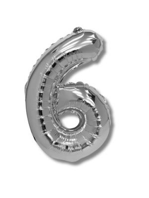 Balónek CONCORDE fóliový 40cm, c.6, stríbrná