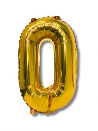 Balónek CONCORDE fóliový 40cm, c.0, zlatá