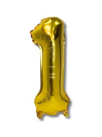 Balónek CONCORDE fóliový 40cm, c.1, zlatá