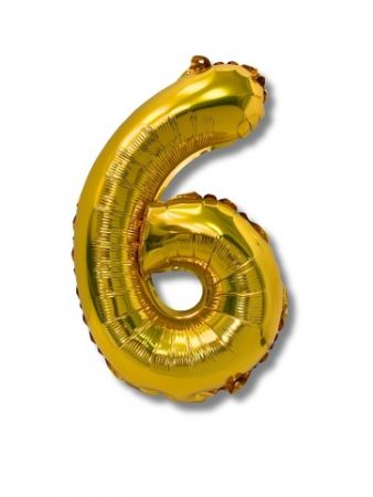 Balónek CONCORDE fóliový 40cm, c.6, zlatá