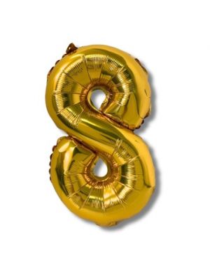 Balónek CONCORDE fóliový 40cm, c.8, zlatá