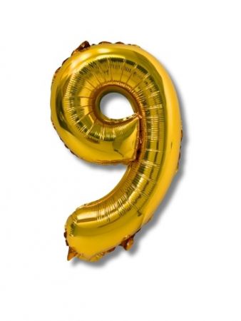 Balónek CONCORDE fóliový 40cm, c.9, zlatá