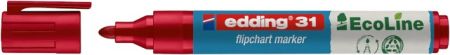 Popisovac na flipchart EDDING 31 EcoLine, cervený