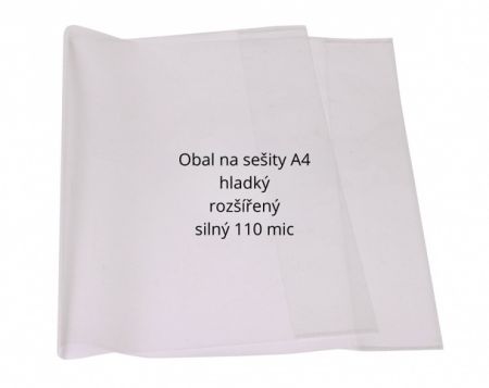 Obaly na sešity CONCORDE A4 rozšírené, 110mic, sada 10ks