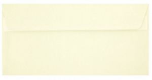 Ozdobné obálky Millenium - DL, 120 g/m2, metalické, krémové, 1 ks