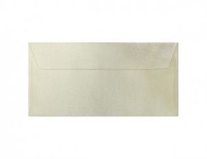 Ozdobné obálky Millenium - DL, 120 g/m2, metalické krémové, 1 ks