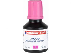 Permanentní inkoust EDDING T25, ružový