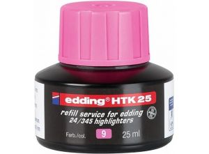 Inkoust do zvýraznovacu EDDING HTK 25, ružový