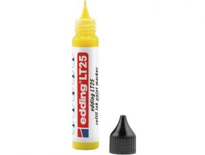 Náhradní inkoust pro lakové popisovace EDDING EcoLine LT 25, žlutý
