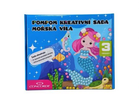 Pompom kreativní sada CONCORDE Morská Víla
