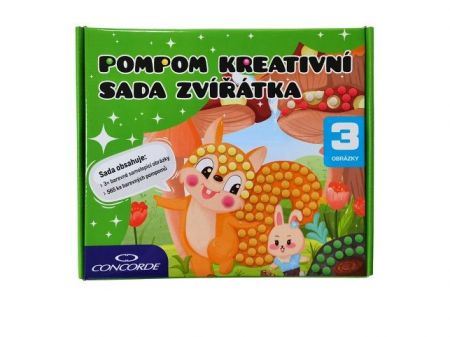 Pompom kreativní sada CONCORDE Zvírátka
