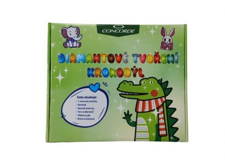 Diamantové tvorení CONCORDE Krokodýl