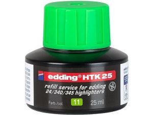 Inkoust do zvýraznovacu EDDING HTK 25, zelený