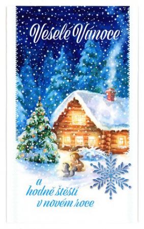 Vánoční přání E "Veselé Vánoce"