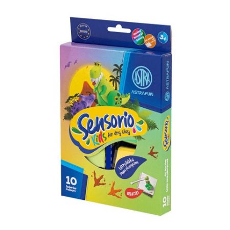ASTRAFUN modelovací hmota odlehčená Dinosauři 10 barev