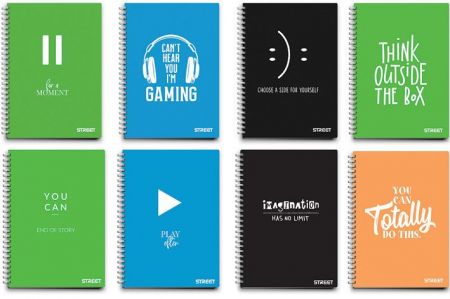 Bloček se spirálou A6 Neon