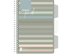 Spirálový blok A5 Street Pad Green