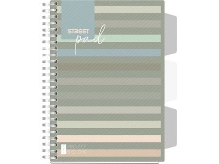 Spirálový blok A5 Street Pad Green