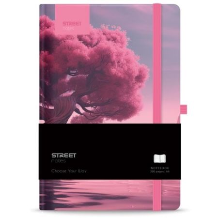 Blok TREES Journey A6 linka s gumou