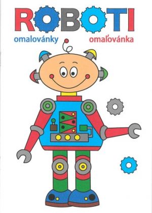 Omalovánky A5 Roboti