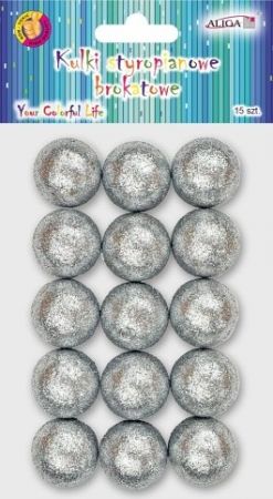 ALIGA kuličky KSB-1612 stř brokát 15ks