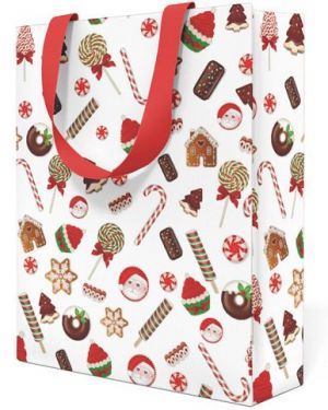 Vánoční papírová taška Anna Style TX1 254 střední