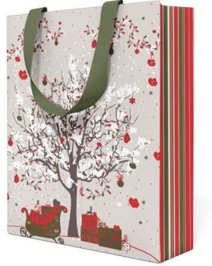 Vánoční papírová taška Anna Style TX3 189 velká