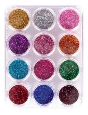 Brokát 12 barev po 6 g