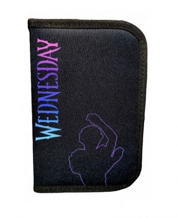 Penál 1 zip Wednesday  - prázdný