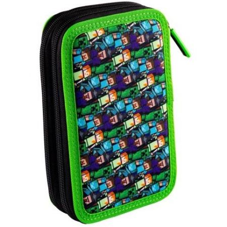MINECRAFT penál 2 zipy