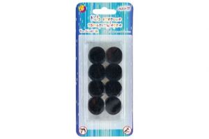 Suché zipy kolečka 2 cm samolepící 24 ks černé