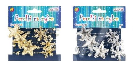 Vlasec 3 m s vločkami a hvězdičkami 4 cm