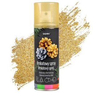 Párty spray 100 ml zlatý brokát