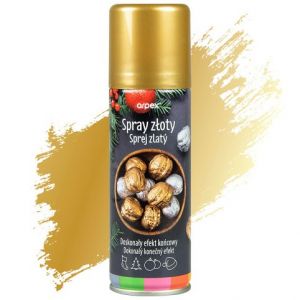 Párty spray 125 ml zlatá barva