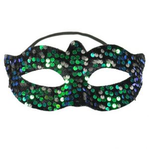 Párty škraboška s flitry