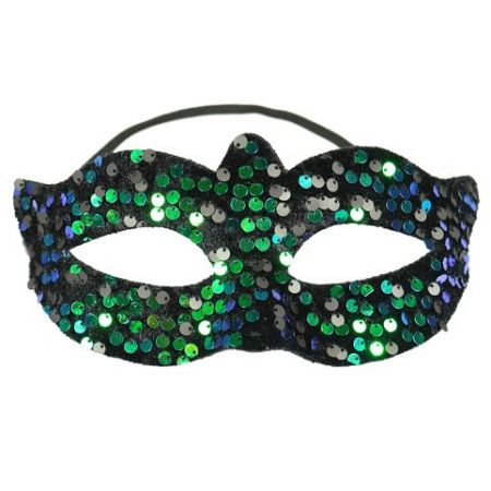 Párty škraboška s flitry