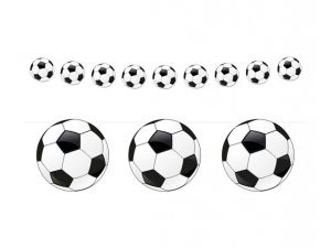 Girlanda papírová Football 200cm